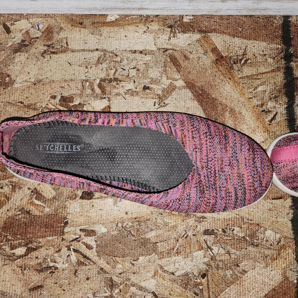 SEYCHELLES Women's Round Toe Ballet Shoes Flats Slip-On Weave (ROSE) - SIZE 8.5 - Picture 5 of 8